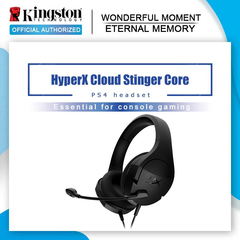 Kingston HyperX Cloud Stinger Core Игровая гарнитура с микрофоном легкие наушники для игровой машины PS4
Kingston HyperX Cloud Stinger Core Игровая гарнитура с микрофоном легкие наушники для игровой машины PS4