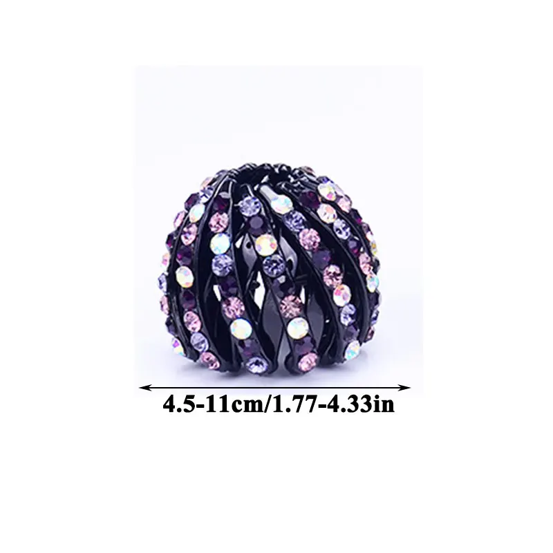 Fashion Women Crystal Hair Claw Horsetail Buckle Hair Clip Bird Nest Expanding Hair Accessories Female Ponytail Headwear
Fashion Women Crystal Hair Claw Horsetail Buckle Hair Clip Bird Nest Expanding Hair Accessories Female Ponytail Headwear