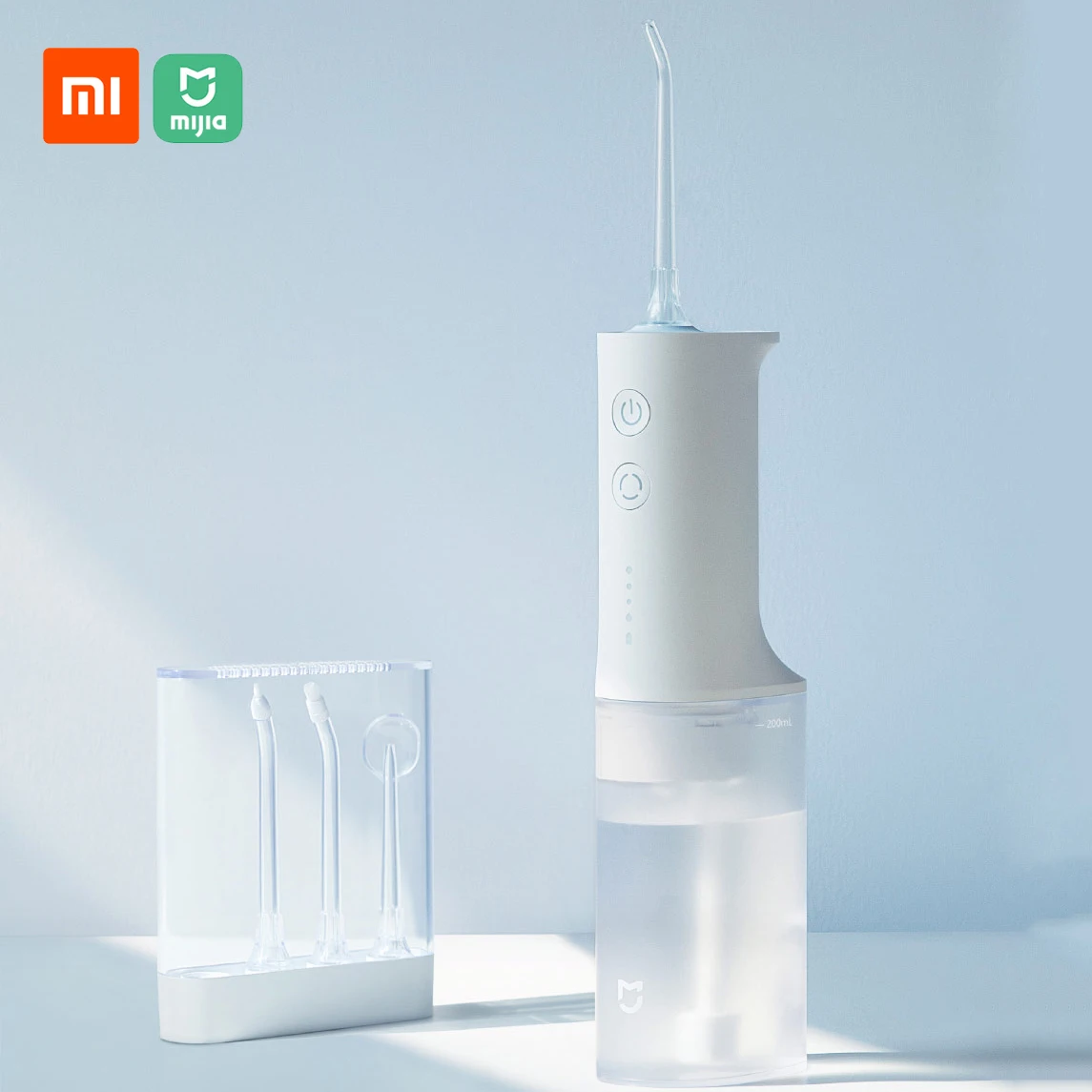 Original Xiaomi Mijia Smart Oral Irrigator Water Flosser USB Rechargeable Teeth Flusher Portable Dental Water Jet Teeth Cleaner
Original Xiaomi Mijia Smart Oral Irrigator Water Flosser USB Rechargeable Teeth Flusher Portable Dental Water Jet Teeth Cleaner