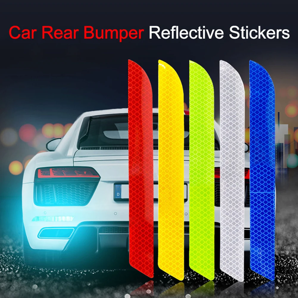 2Pcs/Set Car Sticker Reflective Tape Bumper Reflective Warning Sign Car Decoration Protective Flim Car Styling Accessories
2Pcs/Set Car Sticker Reflective Tape Bumper Reflective Warning Sign Car Decoration Protective Flim Car Styling Accessories
