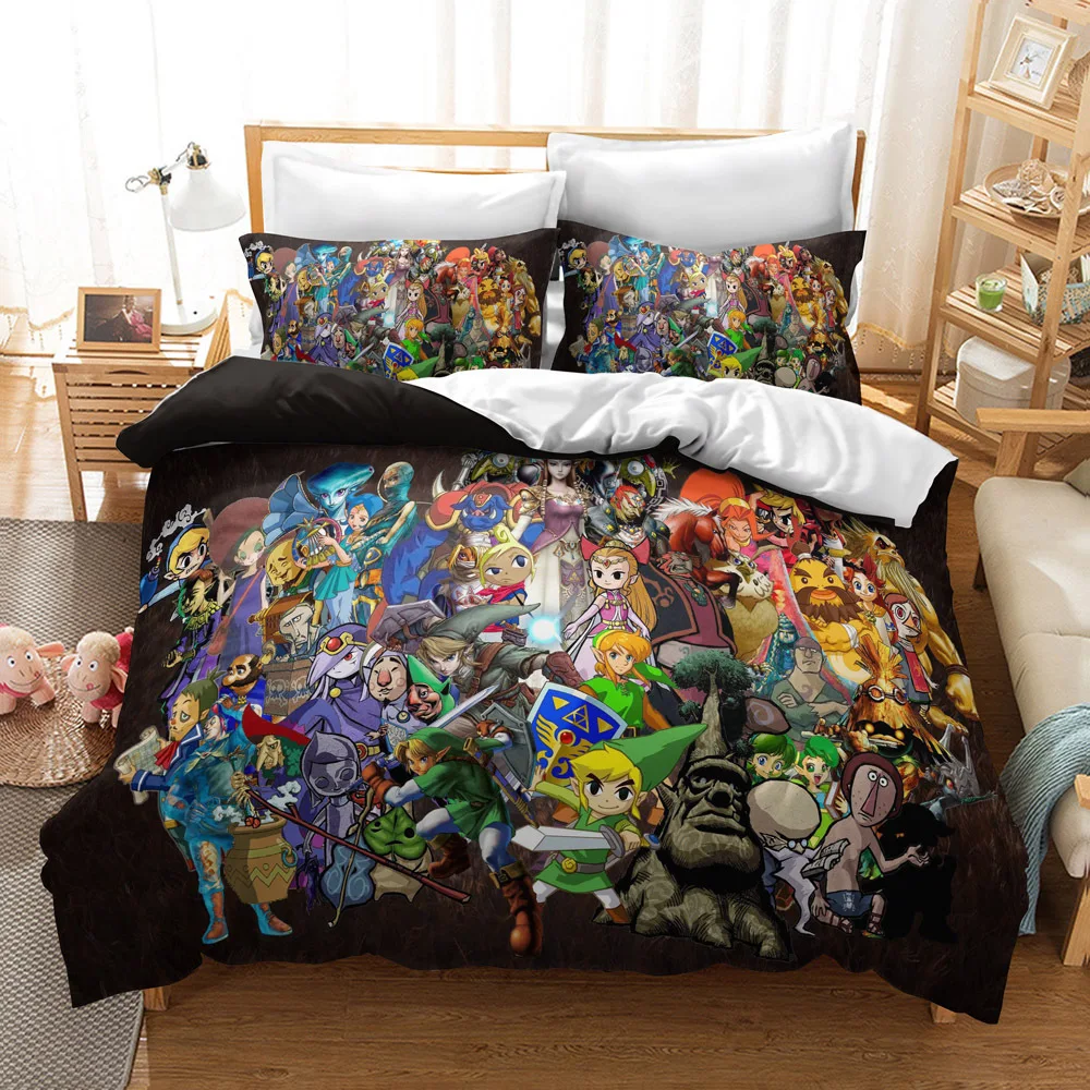 The Legends of Zelda 3D Printed Bedding Set Duvet Cover KING Queen Full Twin Size for Bedroom Decor
The Legends of Zelda 3D Printed Bedding Set Duvet Cover KING Queen Full Twin Size for Bedroom Decor