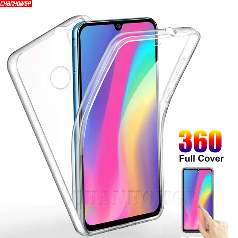 Двойной чехол для Huawei P30 P20 Mate 30 P Smart Z Plus Y5 Y6 Y7 Y9 Prime 360 Honor 8X 8A 10i 10 Lite мягкий с полной