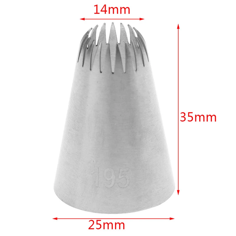 Stainless Steel Icing Piping Nozzles Set Metal Cream Tips Cake Cream Decorating Pastry Tools Writing Decorating Head
Stainless Steel Icing Piping Nozzles Set Metal Cream Tips Cake Cream Decorating Pastry Tools Writing Decorating Head