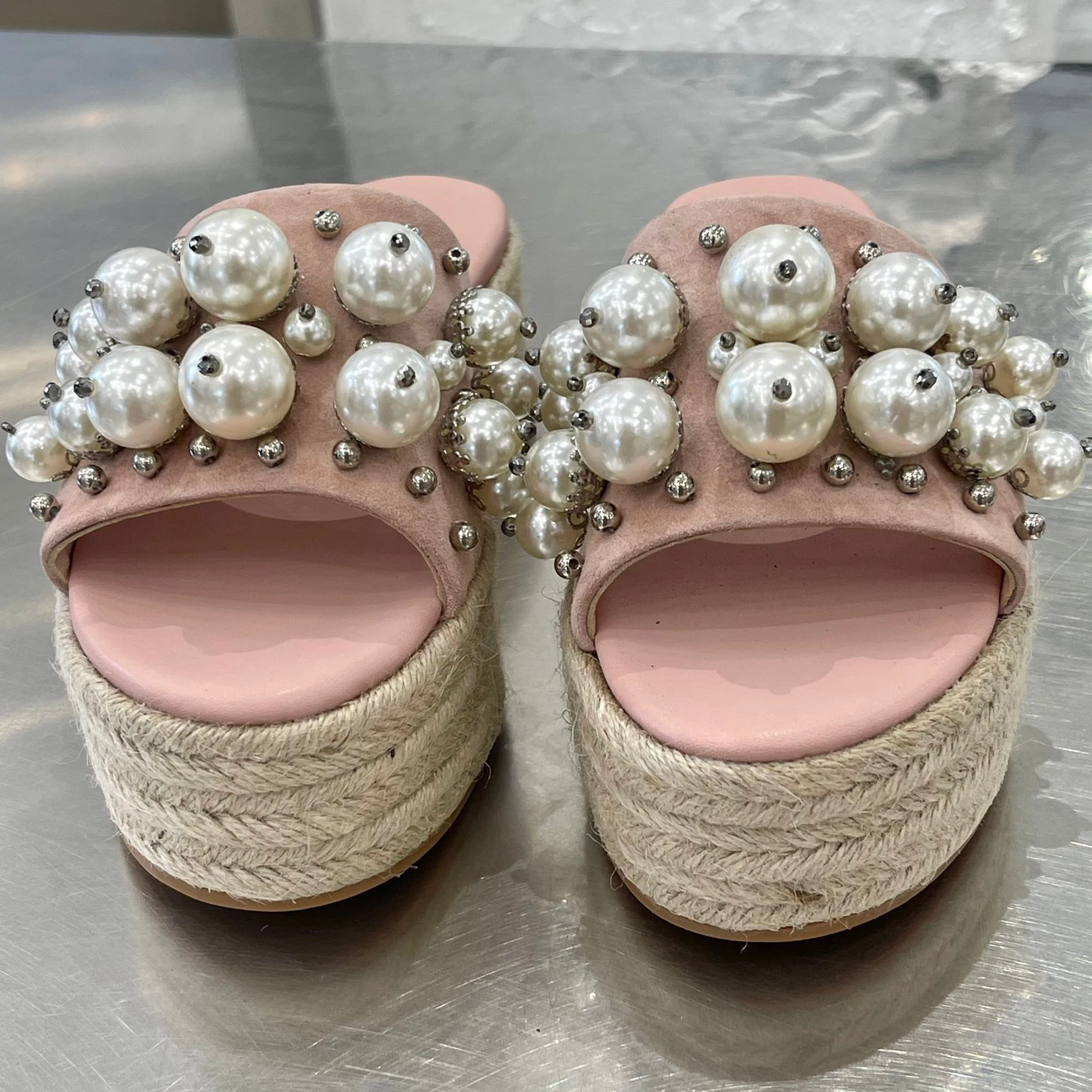 Ollymurs Summer Slippers Women's Outer Wear Fashion Flats Shoes Sandals kid Suede Classic Fisherman Shoes Summer Flip-Flops Mule
Ollymurs Summer Slippers Women's Outer Wear Fashion Flats Shoes Sandals kid Suede Classic Fisherman Shoes Summer Flip-Flops Mule