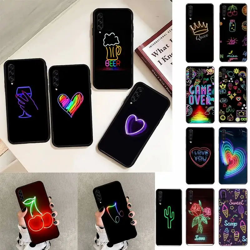 Neon lights Phone Case For Samsung Galaxy A30 A20 S20 A50S A30S A71 A10 A10S A6 plus Fundas Coque Bumper
Neon lights Phone Case For Samsung Galaxy A30 A20 S20 A50S A30S A71 A10 A10S A6 plus Fundas Coque Bumper