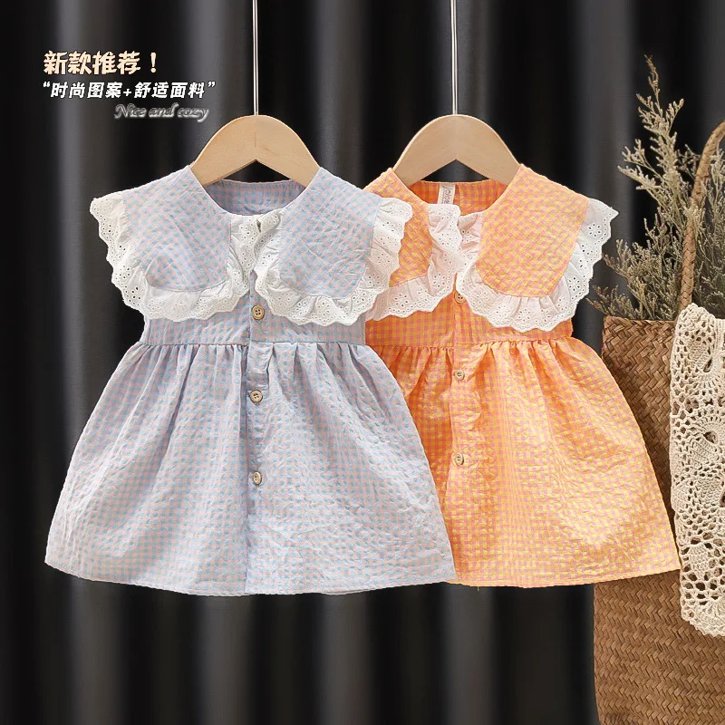 Baby Girls Clothes Summer Baby Dress Newborn Infant Dresses Toddler Princess dress summer plaid skirt 
Baby Girls Clothes Summer Baby Dress Newborn Infant Dresses Toddler Princess dress summer plaid skirt