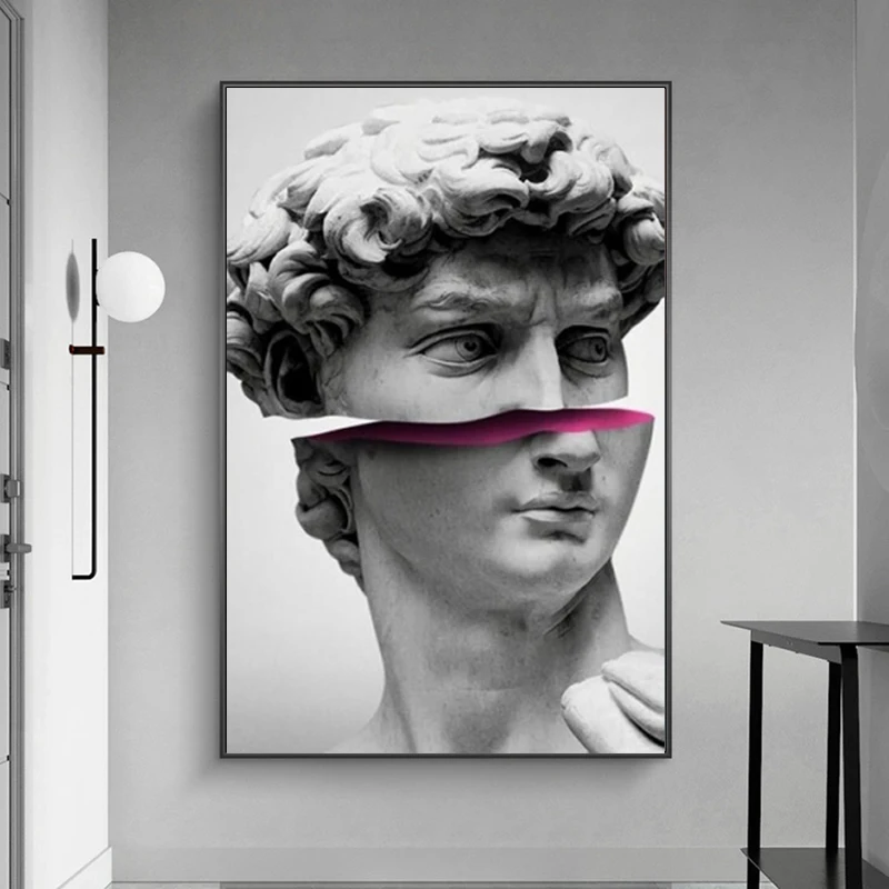 David Funny Art of Vaporwave Sculpture Canvas Art Posters and Prints Abstract David Canvas Paintings on The Wall Art Pictures
David Funny Art of Vaporwave Sculpture Canvas Art Posters and Prints Abstract David Canvas Paintings on The Wall Art Pictures
