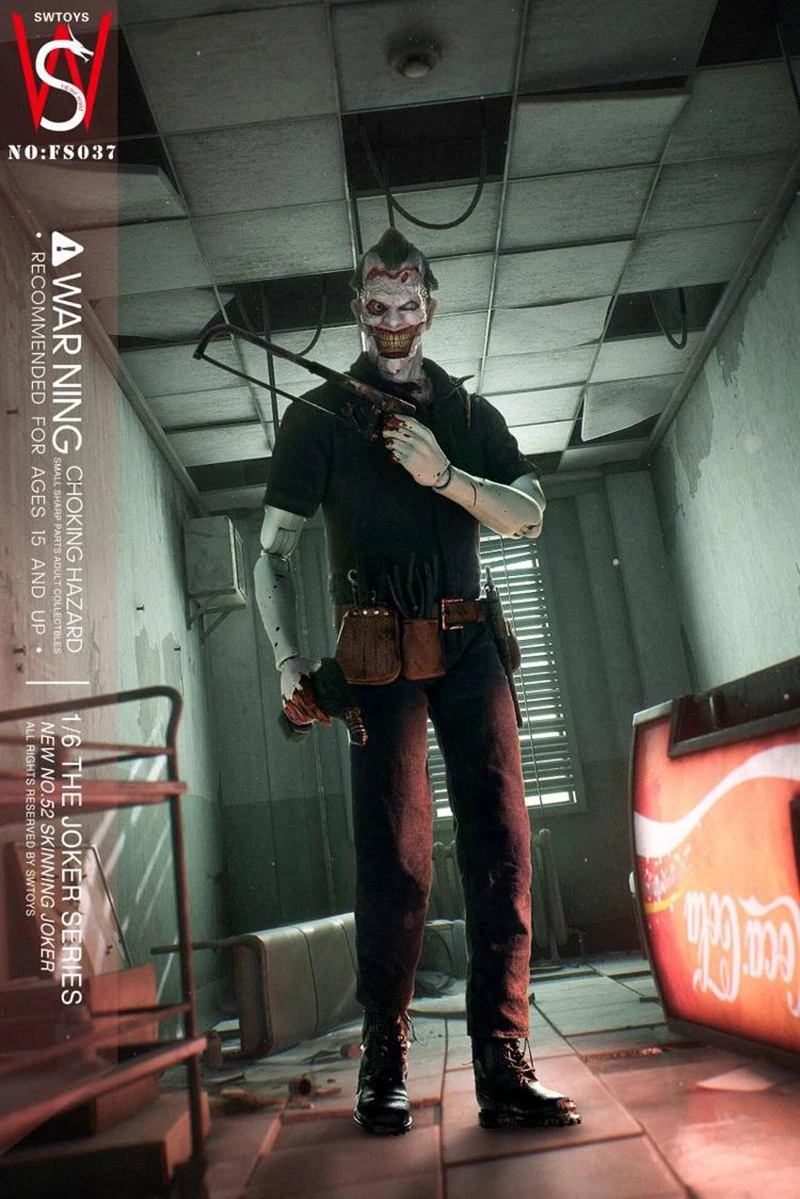 SWTOYS FS037 1/6 New Skinning Clown Figure Model Set 12" Male Soldier Action Figure Dolls 
SWTOYS FS037 1/6 New Skinning Clown Figure Model Set 12" Male Soldier Action Figure Dolls