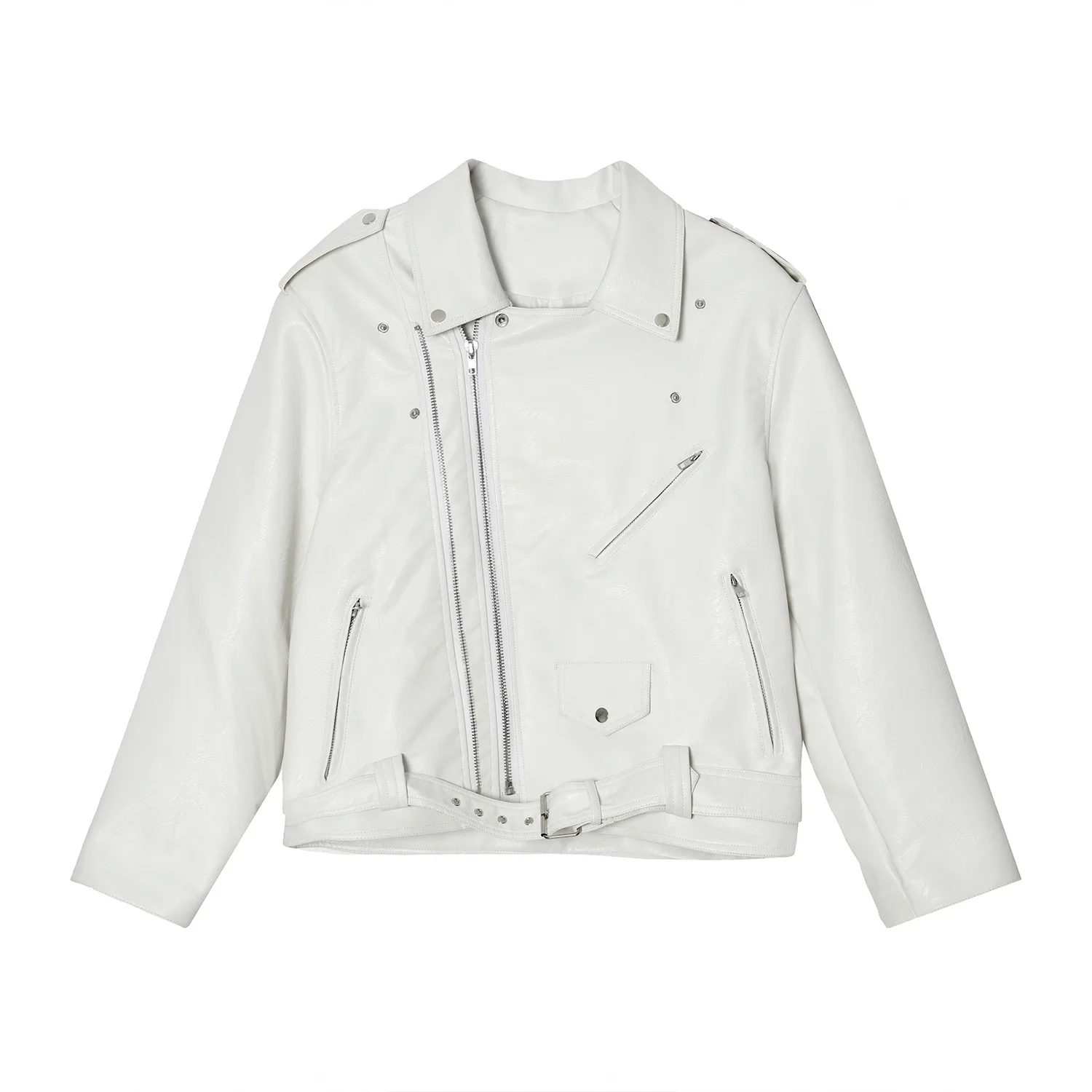 MTL - 2021 spring new Korean version loose and handsome solid color PU leather short jacket men's clothing 
MTL - 2021 spring new Korean version loose and handsome solid color PU leather short jacket men's clothing