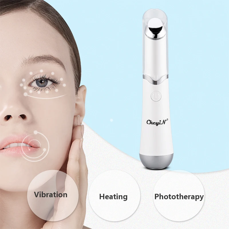Photon Therapy Electric Eye Massager Anti Age Wrinkle Dark Circle Removal Rejuvenation Hot Compress Eye Skin Lifting Beauty Ca
Photon Therapy Electric Eye Massager Anti Age Wrinkle Dark Circle Removal Rejuvenation Hot Compress Eye Skin Lifting Beauty Ca