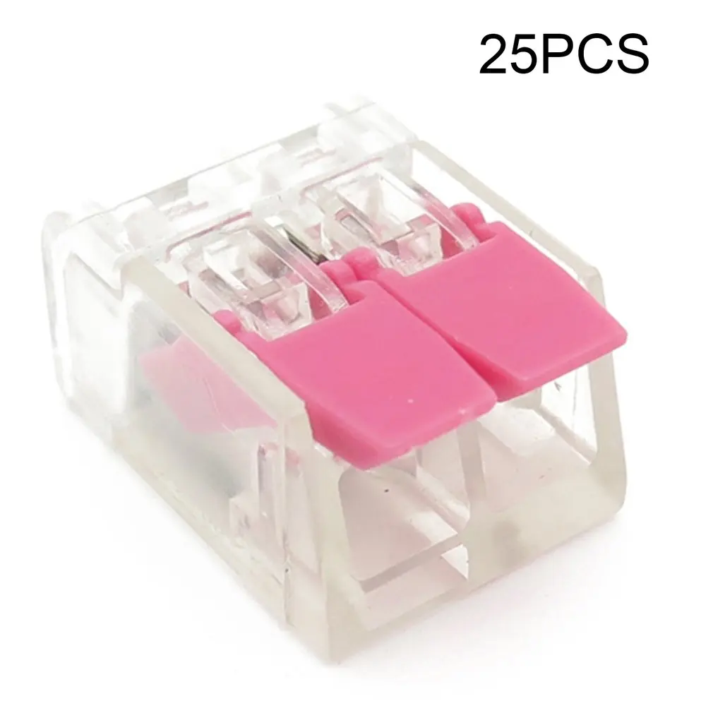 25pcs Wire Connector Mini Quick Connector Universal Compact Wire Connector Plug-in Wire Terminal Connector
25pcs Wire Connector Mini Quick Connector Universal Compact Wire Connector Plug-in Wire Terminal Connector