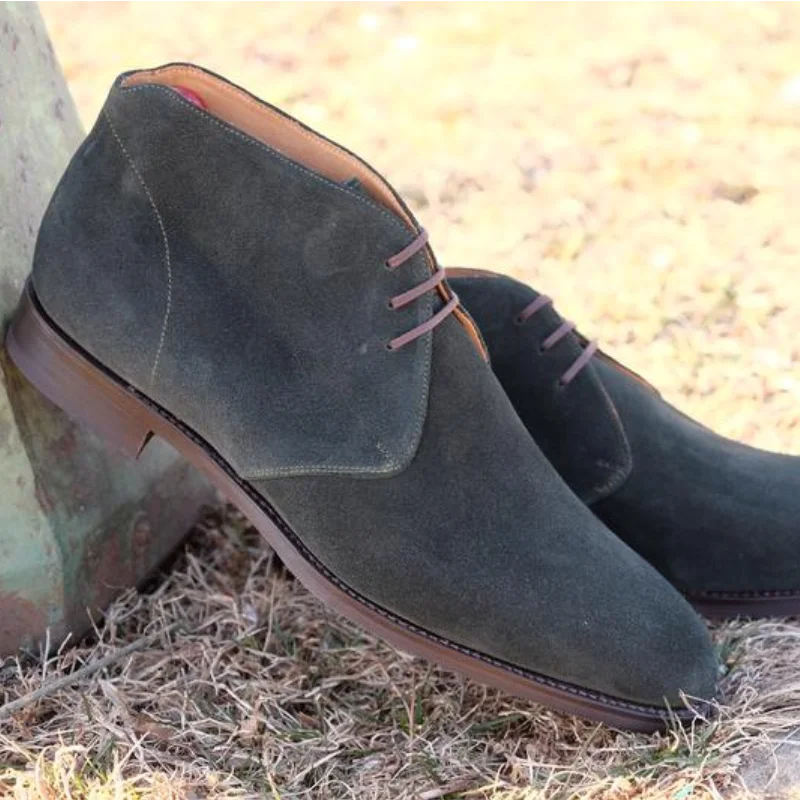 2021 New Men Shoes Classic Handmade Green Suede Pointed Toe Low-heel Comfortable and Fashionable All-match Ankle Boots HL785
2021 New Men Shoes Classic Handmade Green Suede Pointed Toe Low-heel Comfortable and Fashionable All-match Ankle Boots HL785