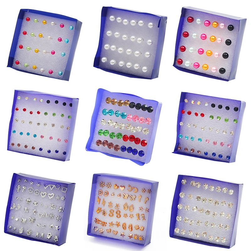 Fashion Hot Selling 12/20/24 Pair/ Set Colorful Unisex Mix Styles Stud Earrings Women Men Plastic Plated Stud Earrings Jewelry
Fashion Hot Selling 12/20/24 Pair/ Set Colorful Unisex Mix Styles Stud Earrings Women Men Plastic Plated Stud Earrings Jewelry