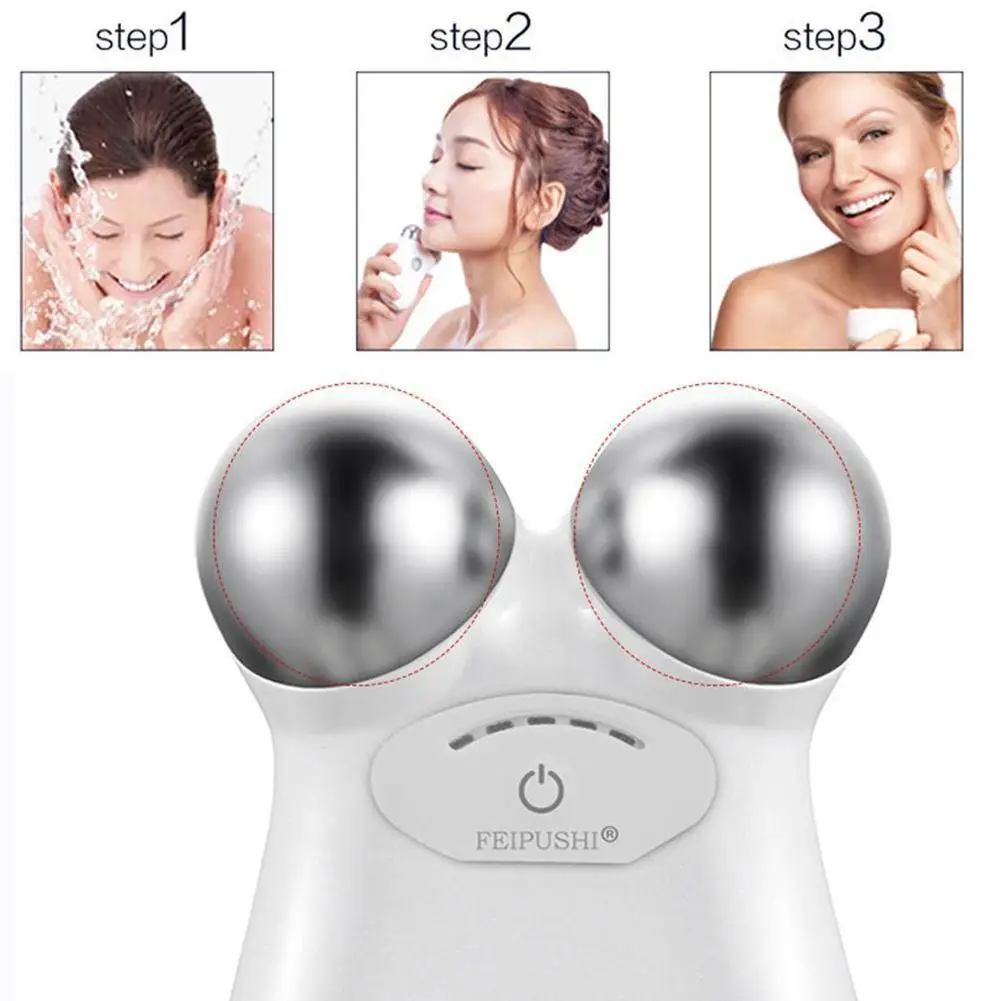 EMS Ultra-micro Current Face Massager Face Lift Shrink Pores Firming Skin Reduce Dark Circles Electric Roller Massager
EMS Ultra-micro Current Face Massager Face Lift Shrink Pores Firming Skin Reduce Dark Circles Electric Roller Massager