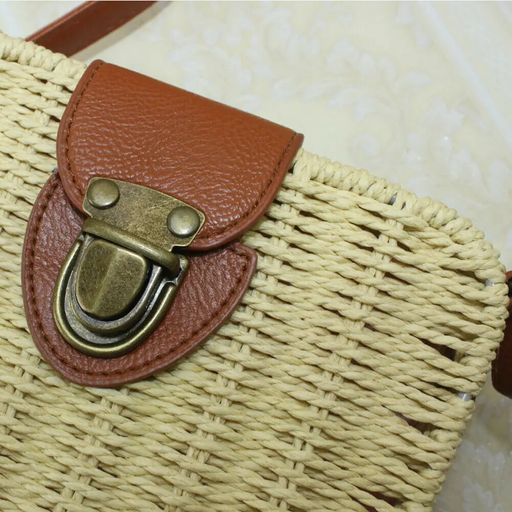 2020 Women Straw Retro Shoulder Bag Lady Lock Rattan Woven Square Handbag Knitted Messenger Cross-body Holiday Summer Beach Bag
2020 Women Straw Retro Shoulder Bag Lady Lock Rattan Woven Square Handbag Knitted Messenger Cross-body Holiday Summer Beach Bag