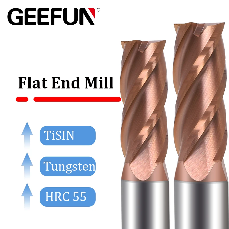 5pcs/set Solid Carbide 4 Flute End Mills HRC 55 Square Tungsten Machine Endmill Flat Milling Cutter CNC Router Set Tools 50mm
5pcs/set Solid Carbide 4 Flute End Mills HRC 55 Square Tungsten Machine Endmill Flat Milling Cutter CNC Router Set Tools 50mm