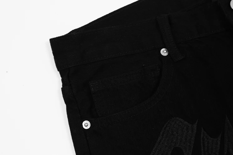 High New Kiryaquy Classical Vintage REVENGE Luxurious Embroidered jeans Cotton Denim Pants comfort casual jeans S-XL #N438
High New Kiryaquy Classical Vintage REVENGE Luxurious Embroidered jeans Cotton Denim Pants comfort casual jeans S-XL #N438