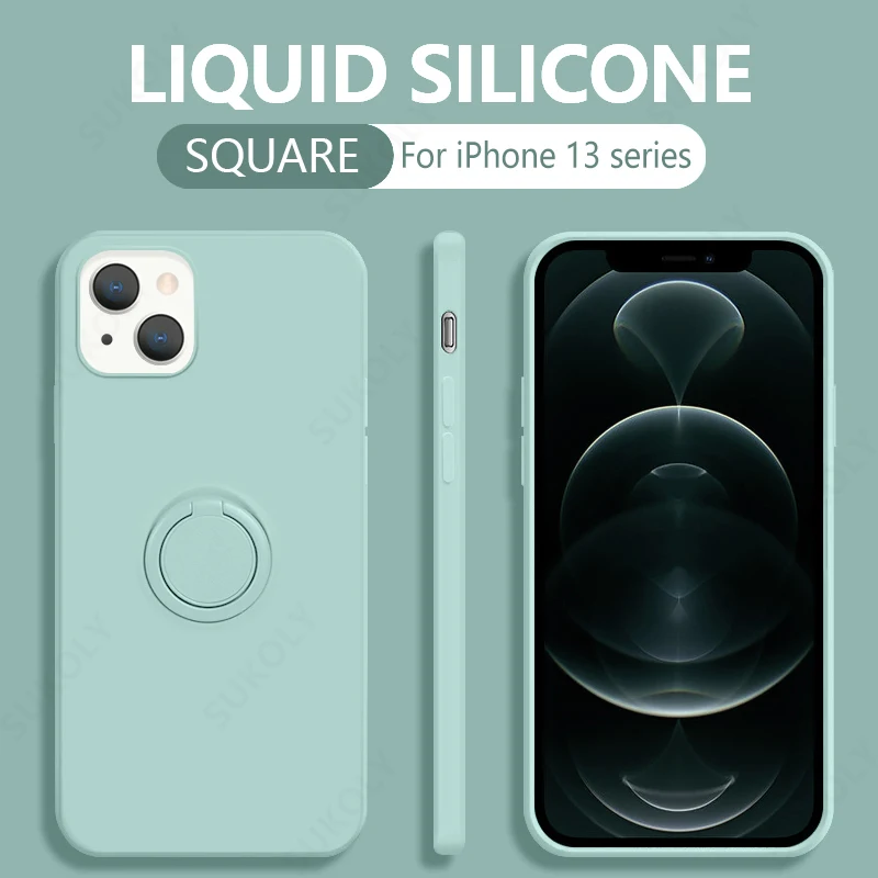 Original Hand Ring Stand Liquid Silicone Case For iPhone 13 Pro Max 12 Pro 11 XS Max XR X 8 7 Plus SE 2020 Shockproof Back Cover
Original Hand Ring Stand Liquid Silicone Case For iPhone 13 Pro Max 12 Pro 11 XS Max XR X 8 7 Plus SE 2020 Shockproof Back Cover