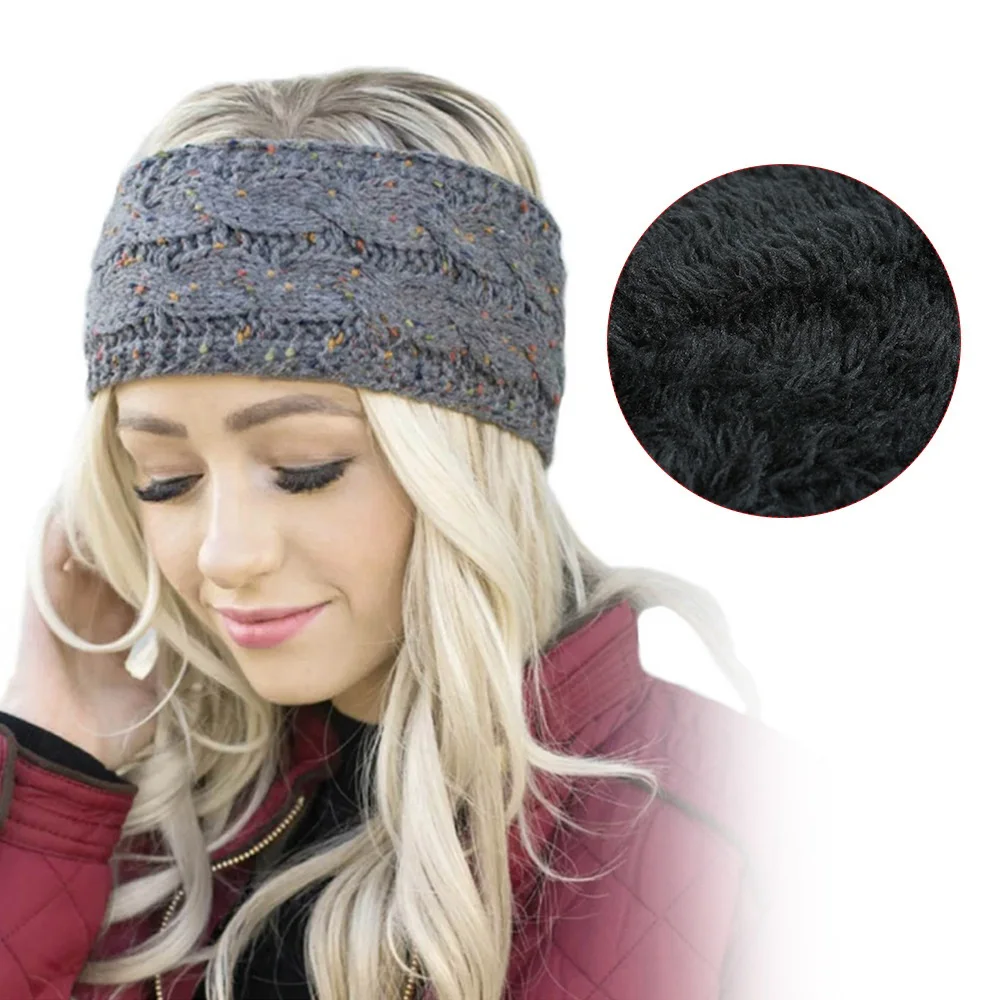 New Fashion Women Autumn And Winter Hair Band Knitted Fleece Lined Headband Ear Protection Thermal Head-wear Hair Accessories
New Fashion Women Autumn And Winter Hair Band Knitted Fleece Lined Headband Ear Protection Thermal Head-wear Hair Accessories