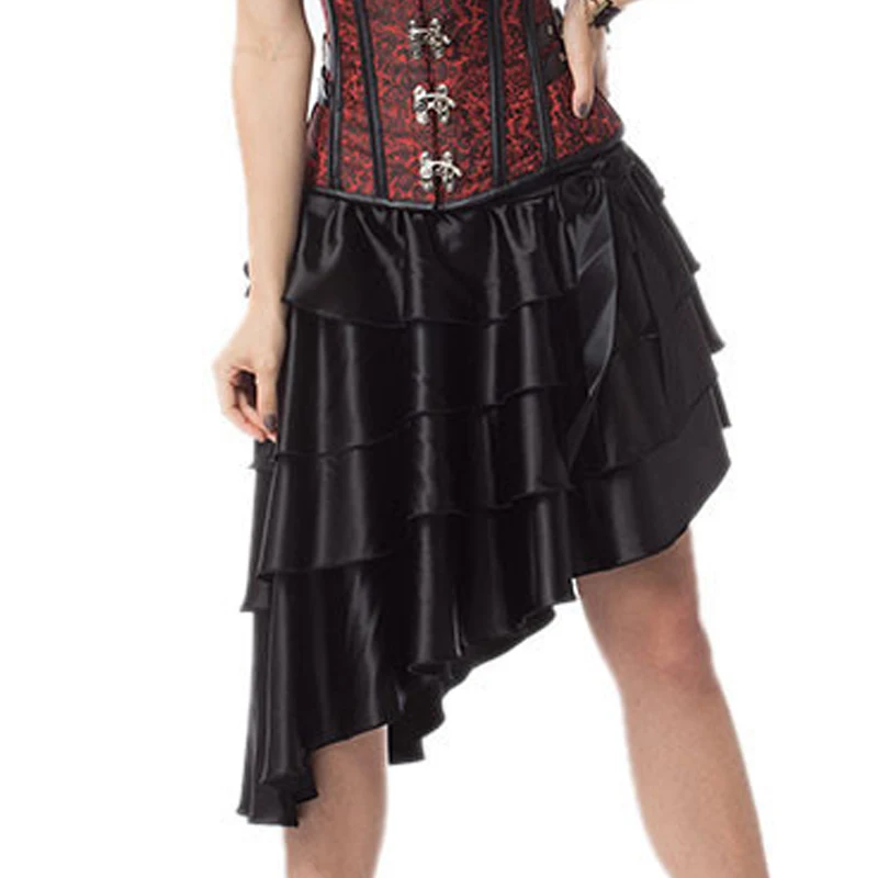 Lady Asymmetrical Corset Skirt Festival Palace Brocade Bustle Tiered Vintage Costume Gothic Steampunk
Lady Asymmetrical Corset Skirt Festival Palace Brocade Bustle Tiered Vintage Costume Gothic Steampunk