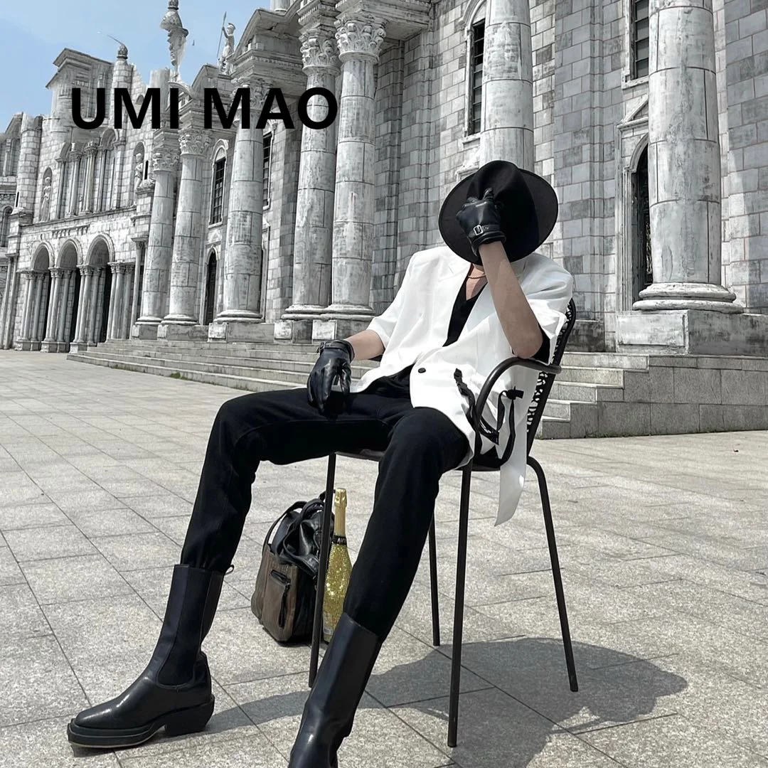 UMI MAO Dark Wind Summer White Short-sleeved Suit Design Sense 2021 Summer New Loose Thin Men And Women
UMI MAO Dark Wind Summer White Short-sleeved Suit Design Sense 2021 Summer New Loose Thin Men And Women
