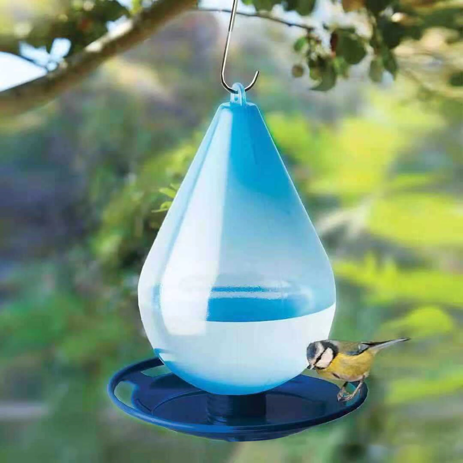 

Droplet Bird Waterer Hanging Wild Birds Water Feeder for Outdoor Garden Water Feeder For Bird