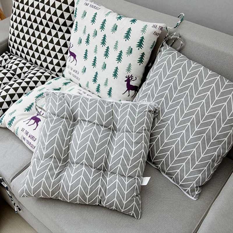Thicken Chair Cushion One-piece Backrest Butt Seat Cushion 1PC Cotton Linen Comfortable Colorful Printing Fart Cushion
Thicken Chair Cushion One-piece Backrest Butt Seat Cushion 1PC Cotton Linen Comfortable Colorful Printing Fart Cushion