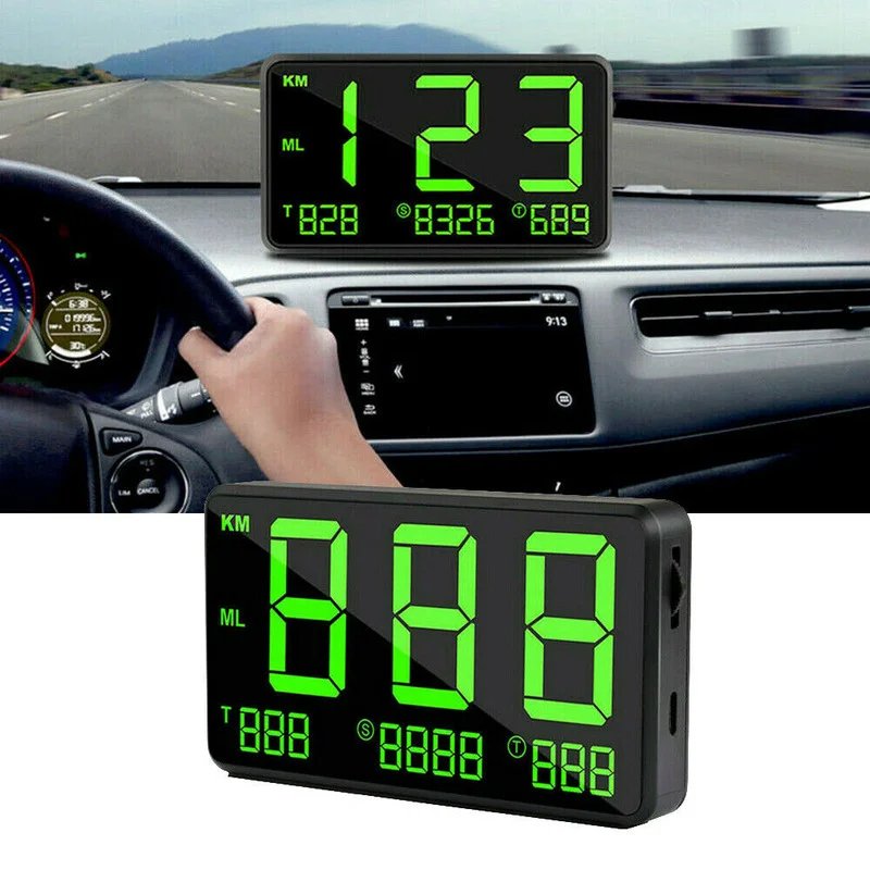 Auto Hud Display Car Projector In The Car Alarm GPS MPH KM/h Head Up Display Speedometer Windshield Car Electronic Accessories
Auto Hud Display Car Projector In The Car Alarm GPS MPH KM/h Head Up Display Speedometer Windshield Car Electronic Accessories