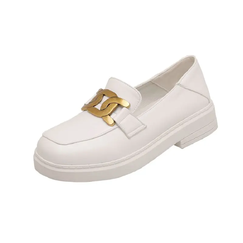 ZawsThia Chic Luxury Brand Metal Decoration Round Toe Woman Slip Mules Platform Flats Leisure Women Flat Shoes Plus Size 42 43
ZawsThia Chic Luxury Brand Metal Decoration Round Toe Woman Slip Mules Platform Flats Leisure Women Flat Shoes Plus Size 42 43