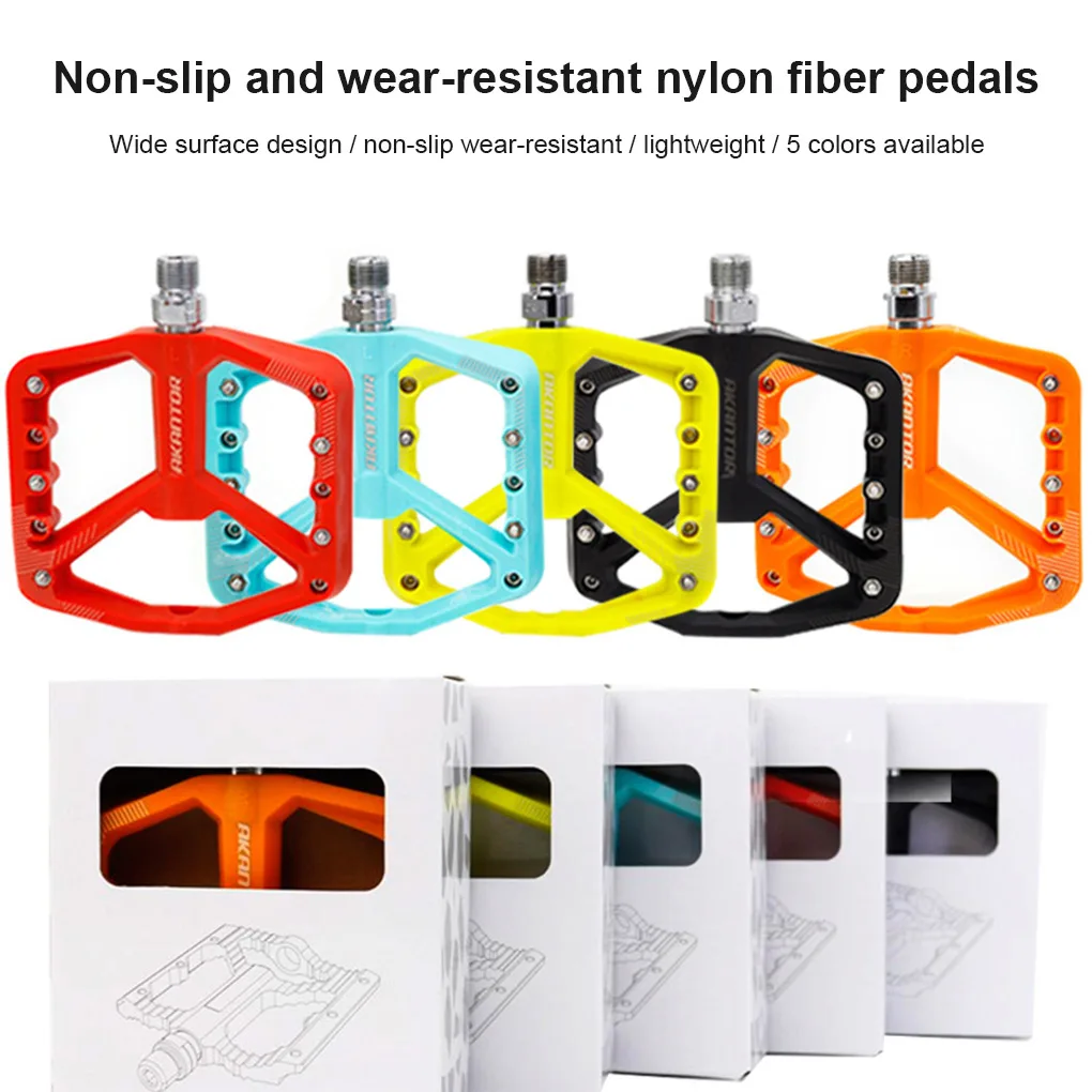 Ultralight Seal Bearings Bike Pedals Lightweight Bicycle Cycling Nylon Pedals For Road Bmx MTB Flat Platform Bicycle Accessories
Ultralight Seal Bearings Bike Pedals Lightweight Bicycle Cycling Nylon Pedals For Road Bmx MTB Flat Platform Bicycle Accessories
