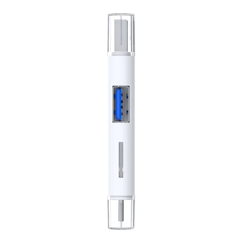5In1 Multi OTG Card Reader Micro-SD / SD Card / USB Reader Support TF Android Type-C Phone / Computer / Type-C Universal
5In1 Multi OTG Card Reader Micro-SD / SD Card / USB Reader Support TF Android Type-C Phone / Computer / Type-C Universal
