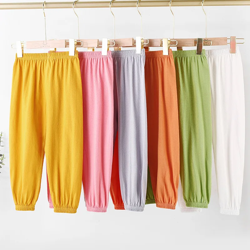 Children's Trousers Air-conditioning Pants Casual Outerwear Bloomers Boys Girls home Solid Color Baby Summer Pajamas
Children's Trousers Air-conditioning Pants Casual Outerwear Bloomers Boys Girls home Solid Color Baby Summer Pajamas