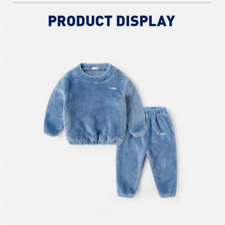 2021 New Winter Baby Boy Girl Thicken Pajamas Set Flannel Toddler Child Warm Pure Color Sleepwear Kids Home Suit 2-10Y
2021 New Winter Baby Boy Girl Thicken Pajamas Set Flannel Toddler Child Warm Pure Color Sleepwear Kids Home Suit 2-10Y