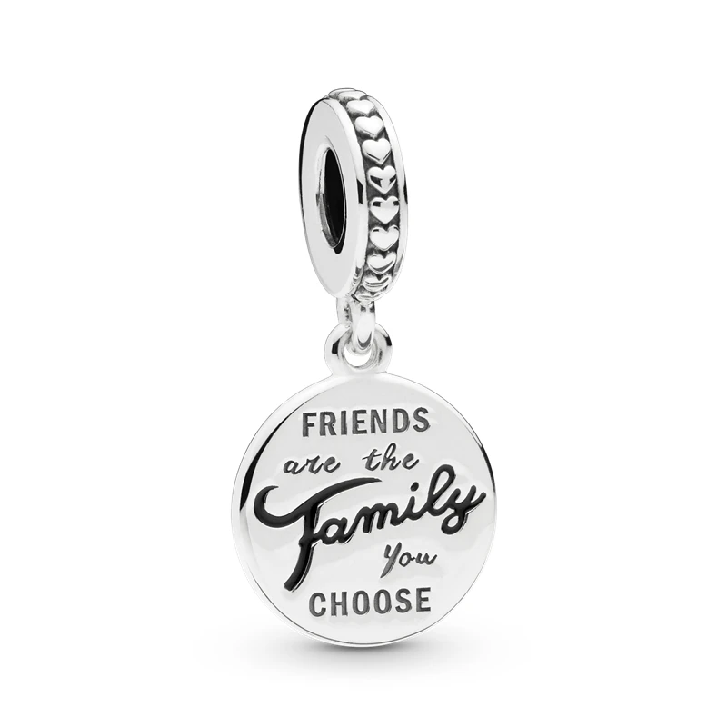 Christmas Gift 925 Sterling Silver Friends Are Family Dangle Charm Fit Original fashion Bracelet Necklace Diy 925 Silver Jewelry
Christmas Gift 925 Sterling Silver Friends Are Family Dangle Charm Fit Original fashion Bracelet Necklace Diy 925 Silver Jewelry