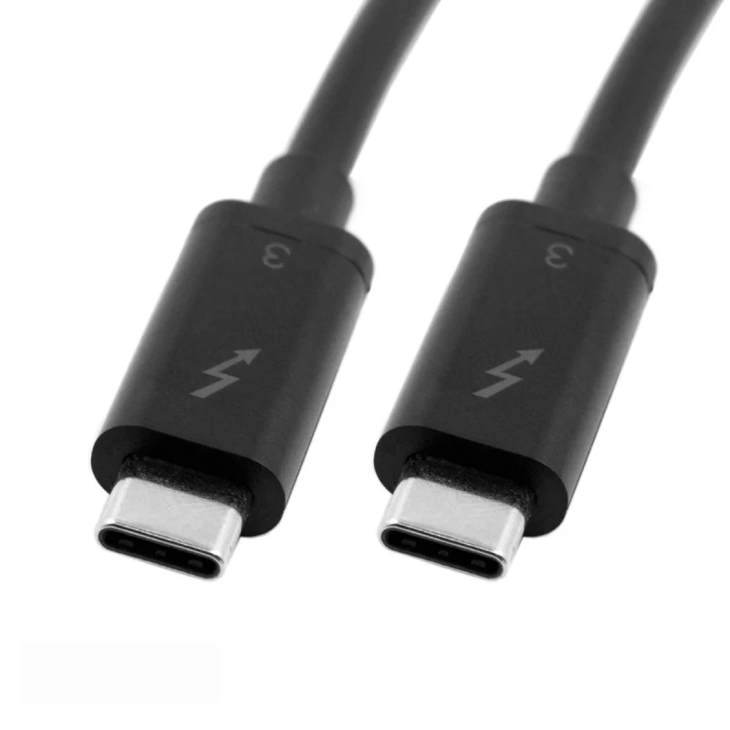 Thunderbolt 3 Cable 40Gbps 100W 5A PD Fast Charging USB C To C DisplayPort 4K 5K UHD For MacBook Pro Air Dell USB-C Charger Cord
Thunderbolt 3 Cable 40Gbps 100W 5A PD Fast Charging USB C To C DisplayPort 4K 5K UHD For MacBook Pro Air Dell USB-C Charger Cord