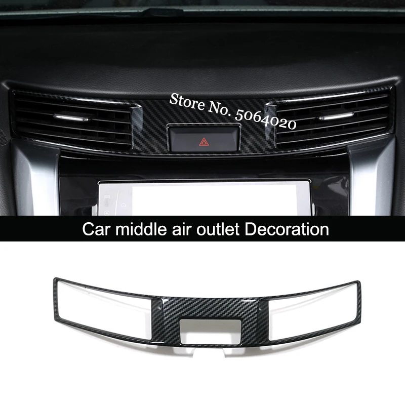 ABS Carbon fiber Car middle air outlet Decoration Cover Trim Car Styling For Nissan Navara NP300 2017 2018 2019 accessories 1pcs
ABS Carbon fiber Car middle air outlet Decoration Cover Trim Car Styling For Nissan Navara NP300 2017 2018 2019 accessories 1pcs