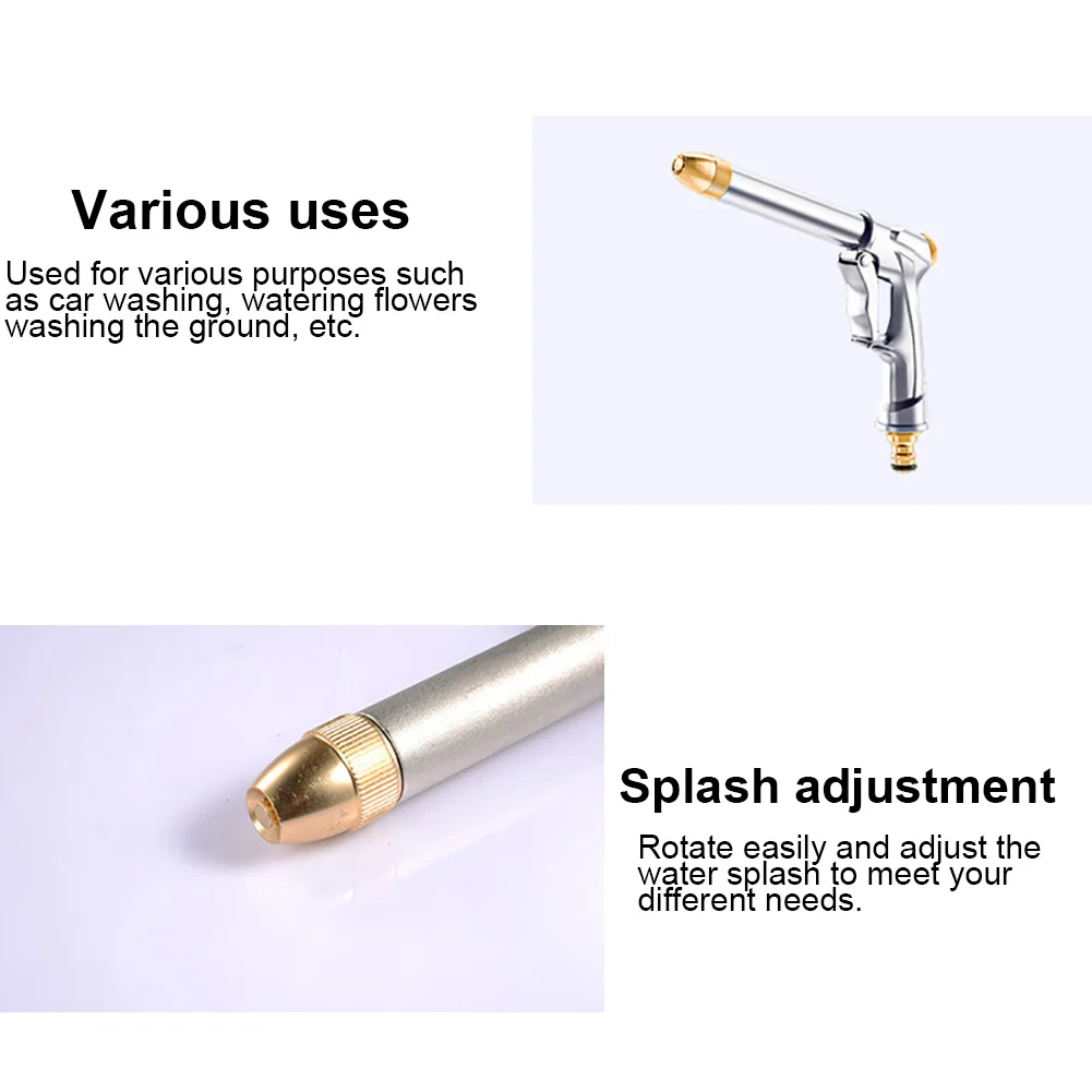 High Pressure Water Spray Nozzle Car Washing Cleaning Garden Irrigation Tool for car accessories auto accessorie
High Pressure Water Spray Nozzle Car Washing Cleaning Garden Irrigation Tool for car accessories auto accessorie