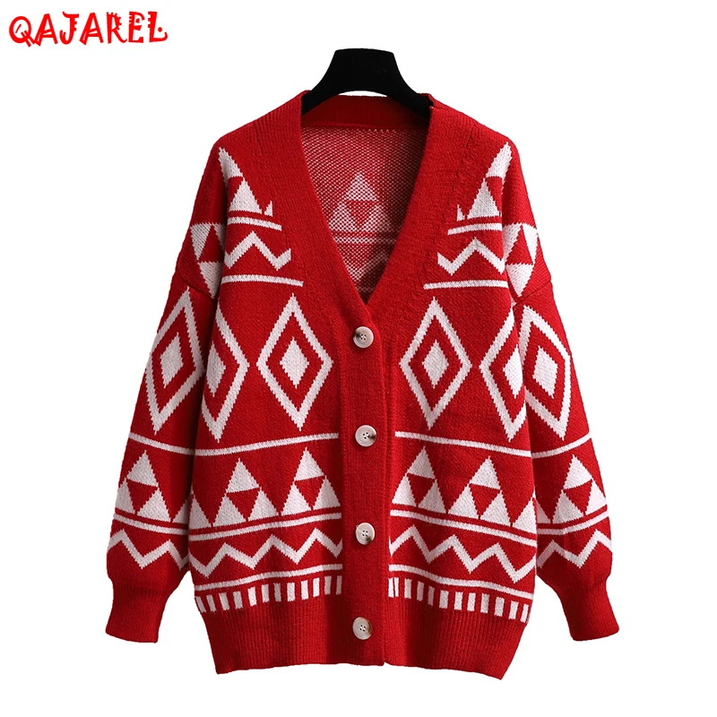 2023 Red Knitted Cotton Plaid Cardigan Autumn Winter Thick Warm Top Sweater Women New Korean Vintage Casual Elegant Coat Sweater
2023 Red Knitted Cotton Plaid Cardigan Autumn Winter Thick Warm Top Sweater Women New Korean Vintage Casual Elegant Coat Sweater