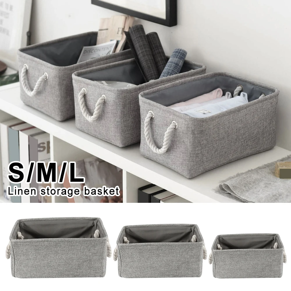 BalleenShiny New Linen Storage Basket Fabric Foldable Large Capacity Dirty Clothes Basket Household Clothes Snack Storage Basket
BalleenShiny New Linen Storage Basket Fabric Foldable Large Capacity Dirty Clothes Basket Household Clothes Snack Storage Basket