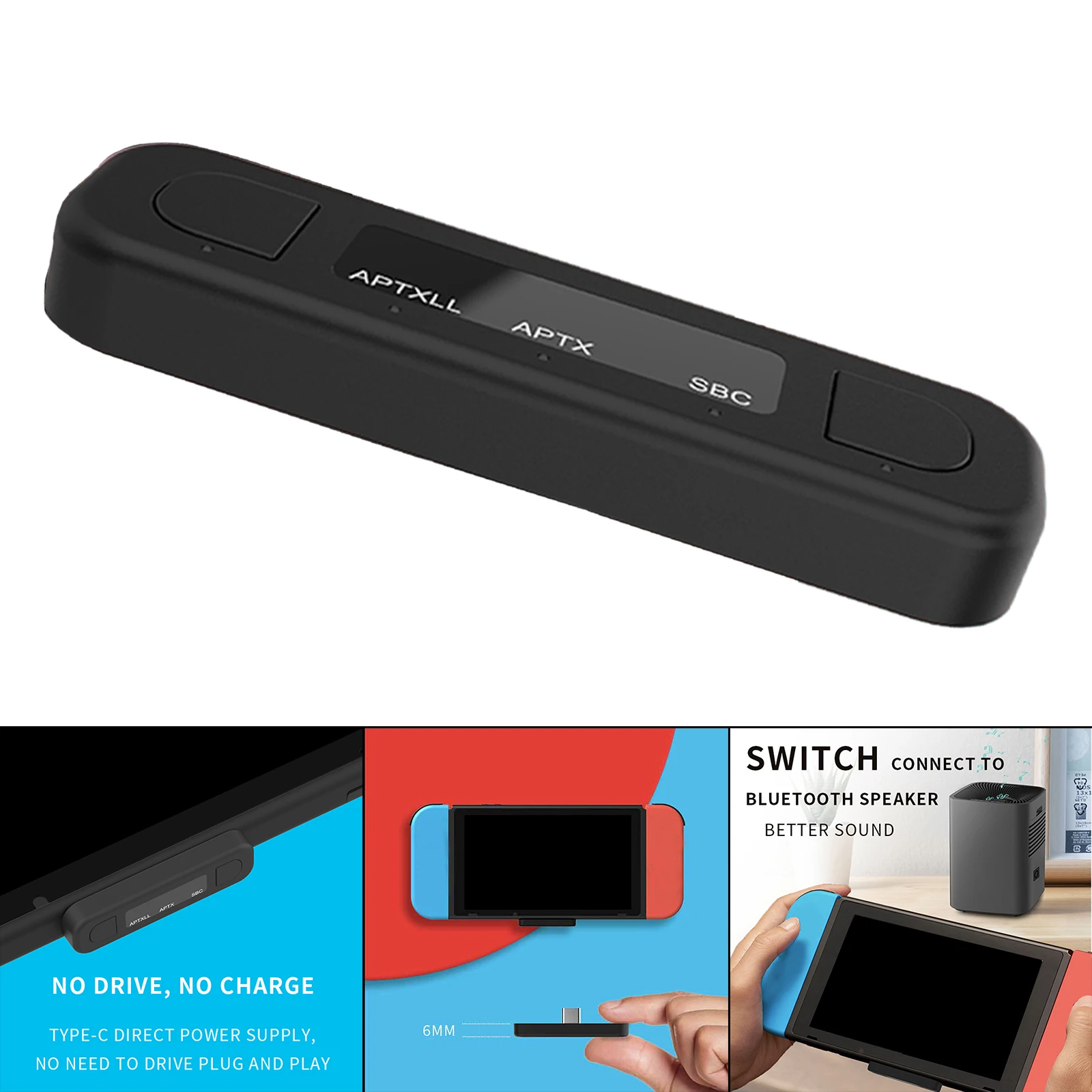 CSR8670 Type-C Bluetooth Adapter 5.0 with Call Return Stereo Accessories, Stable Transmission Lightweight Easy to Use
CSR8670 Type-C Bluetooth Adapter 5.0 with Call Return Stereo Accessories, Stable Transmission Lightweight Easy to Use