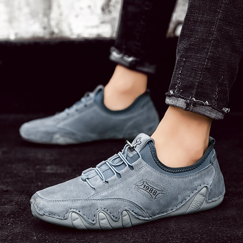 Мужские кроссовки из коровьей замши; Мужские лоферы; Брендовая обувь на шнуровке; Мужская обувь для вождения на плоской подошве; Мягкая зимн...
Мужские кроссовки из коровьей замши; Мужские лоферы; Брендовая обувь на шнуровке; Мужская обувь для вождения на плоской подошве; Мягкая зимн...