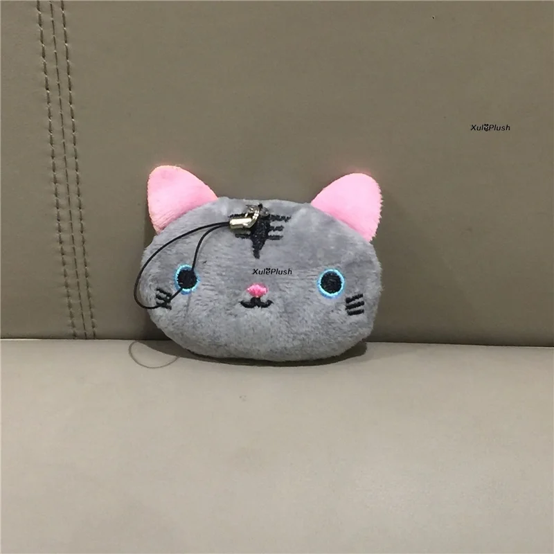 Маленькая милая плюшевая игрушка кошка брелок с подвеской мягкая