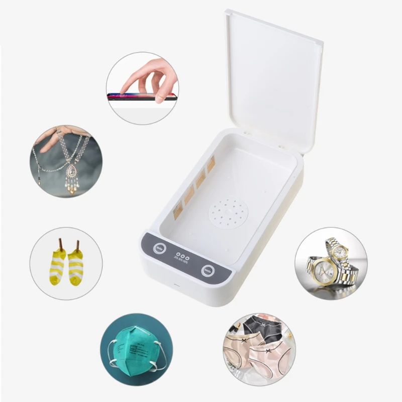 USB UV Sterilizer LED Disinfection Device Uv Sterilizer Box Ultraviolet Light Disinfection Box Cleaning Tool for Beauty
USB UV Sterilizer LED Disinfection Device Uv Sterilizer Box Ultraviolet Light Disinfection Box Cleaning Tool for Beauty
