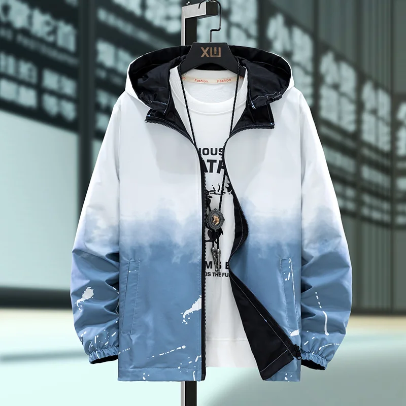 Casual Jacket on Both Sides Gradient Hooded 2020 Top Quality Jackets and Streetwear Men's Clothing Plus Size 7XL Men Clothing
Casual Jacket on Both Sides Gradient Hooded 2020 Top Quality Jackets and Streetwear Men's Clothing Plus Size 7XL Men Clothing