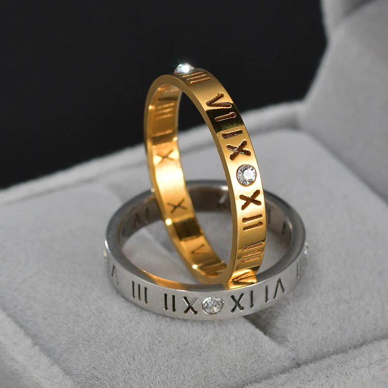 Visisap Punk Engagement Luxury Roman Numeral Rings Couple Pair Ring for Woman High Quality Temperament Jewelry R36
Visisap Punk Engagement Luxury Roman Numeral Rings Couple Pair Ring for Woman High Quality Temperament Jewelry R36