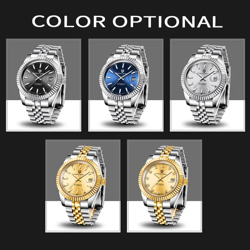 PAGANI DESIGN Wristwatches Japan Movement Mens Watches Date Mechanical Automatic Watch Male 100M Waterproof Diving 2021 New Gift
PAGANI DESIGN Wristwatches Japan Movement Mens Watches Date Mechanical Automatic Watch Male 100M Waterproof Diving 2021 New Gift