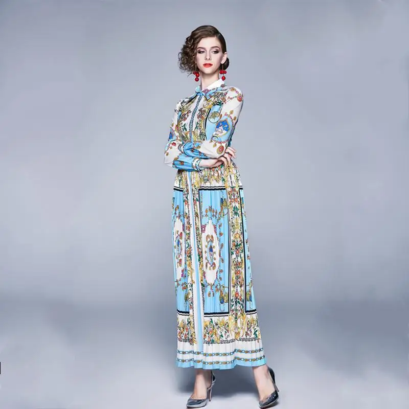 dress women autumn new maxi dress runway geometric vintage print turn-down collar long sleeve casual party dress vestidos
dress women autumn new maxi dress runway geometric vintage print turn-down collar long sleeve casual party dress vestidos