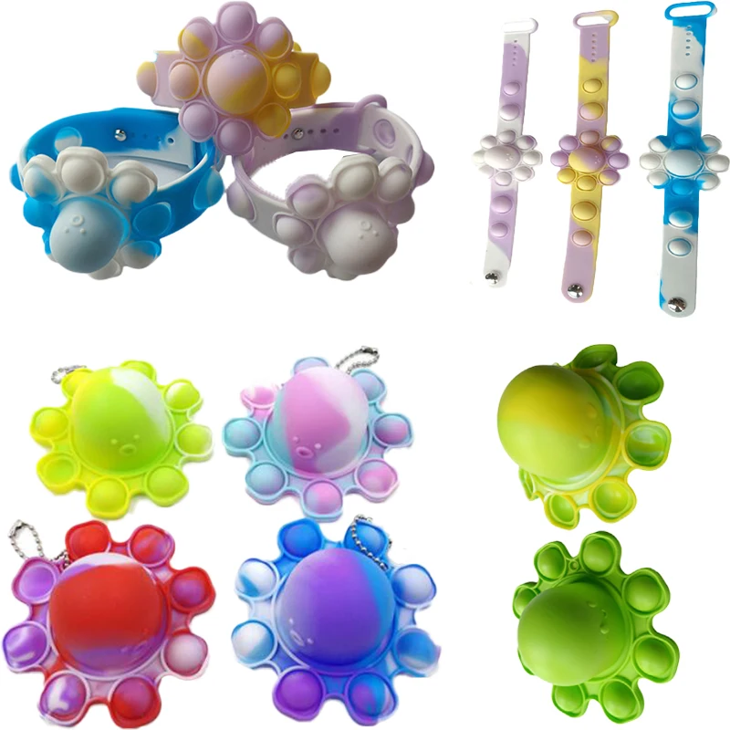 Pop It Fidget Toys Anime Kawaii Push Silicone Bracelet Pops Octopus Puzzle Decompression Bracelet Fun Bubble Adult Kids Toy Gift
Pop It Fidget Toys Anime Kawaii Push Silicone Bracelet Pops Octopus Puzzle Decompression Bracelet Fun Bubble Adult Kids Toy Gift