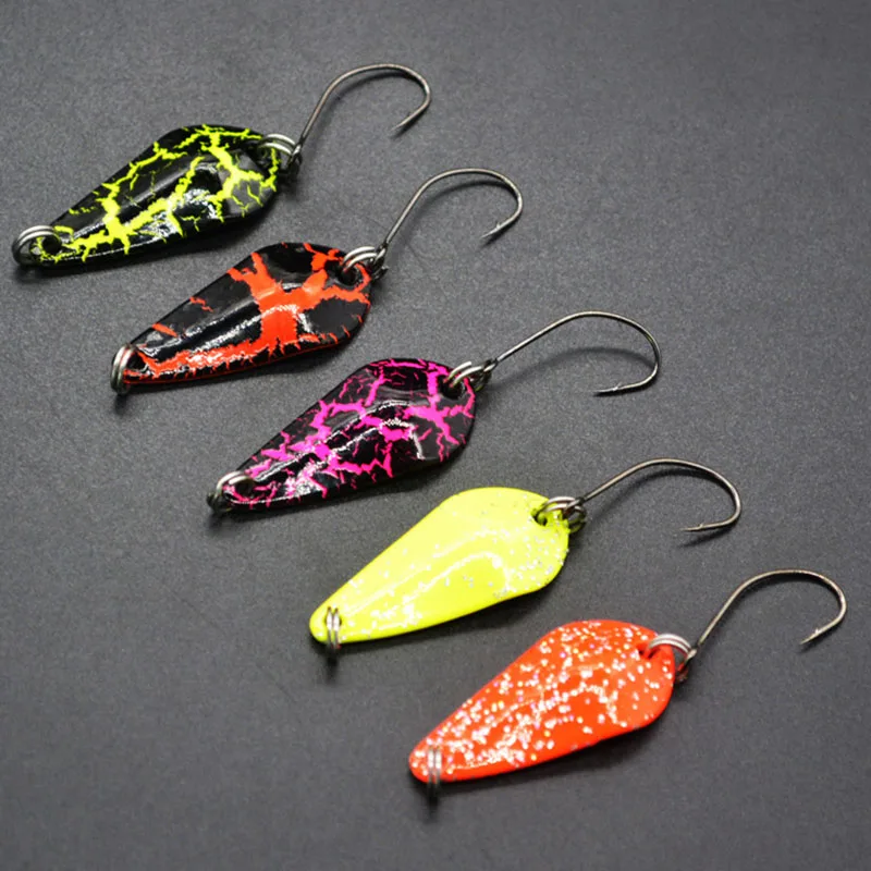 5 Pcs/ Lot Artificial Metal Spinner Freshwater High Quality Fishing Lure Hard Bait 3g/31mm Professional Metal Fishing Bait
5 Pcs/ Lot Artificial Metal Spinner Freshwater High Quality Fishing Lure Hard Bait 3g/31mm Professional Metal Fishing Bait