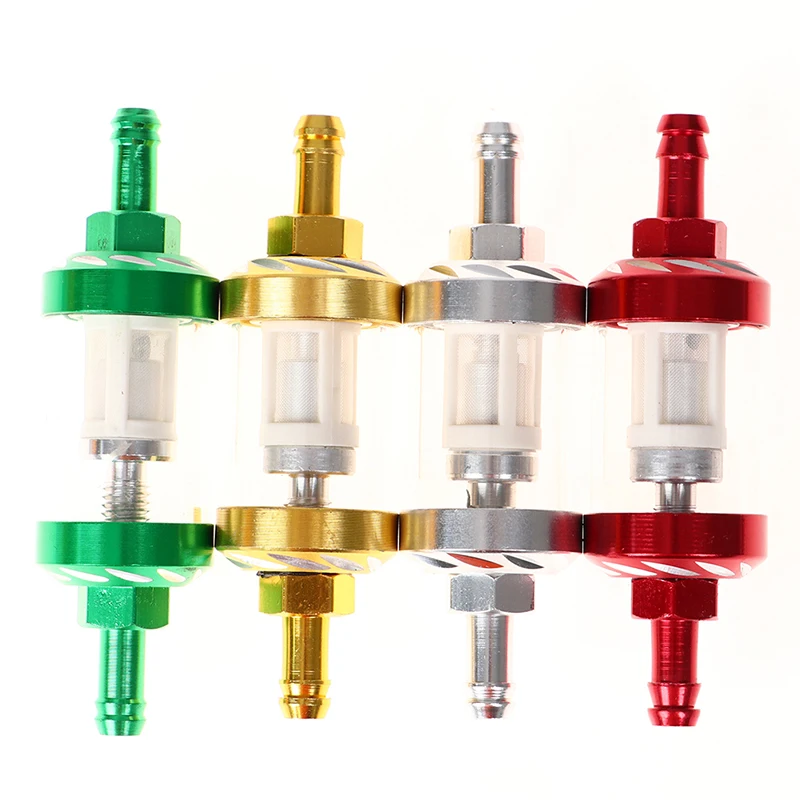 1PC 8mm CNC Aluminum Alloy Glass Motorcycle Gas Fuel Gasoline Oil Filter Moto Accessories for ATV Dirt Pit Bike Motocross
1PC 8mm CNC Aluminum Alloy Glass Motorcycle Gas Fuel Gasoline Oil Filter Moto Accessories for ATV Dirt Pit Bike Motocross